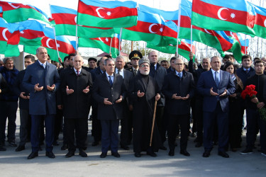 Birinci Qarabağ müharibəsində itkin düşmüş şəhid Elçin Quliyevlə vida mərasimi keçirilib