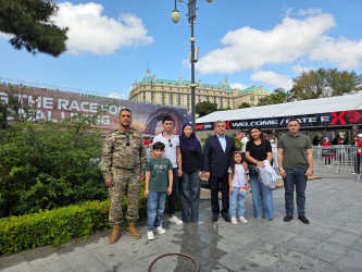 Şəhid ailələri və müharibə veteranları Formula 1 Azərbaycan Qran-Prisi yarışlarını fəxri qonaq qismində izləyirlər