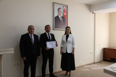 Səbail Rayon İcra Hakimiyyətində “Mülkiyyət hüququnun qorunması və Avropa Konvensiyası” mövzusunda təlim keçirilmişdir
