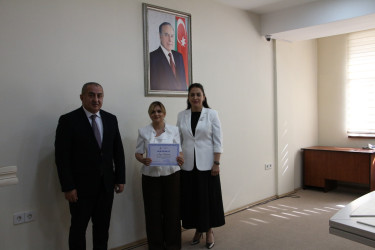 Səbail Rayon İcra Hakimiyyətində “Mülkiyyət hüququnun qorunması və Avropa Konvensiyası” mövzusunda təlim keçirilmişdir