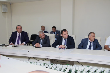 Səbail rayonunda “Su hövzələrində insanların təhlükəsizliyinin təmin edilməsi” mövzusunda müşavirə keçirilmişdir