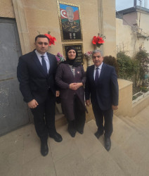 Səbail rayonunda Novruz bayramı münasibətilə şəhidlərin ailə üzvləri ziyarət olundu