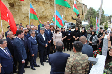 Əli Tağıyevin Vətən müharibəsində şəhid olmasının ildönümü münasibətilə məzarı ziyarət olundu