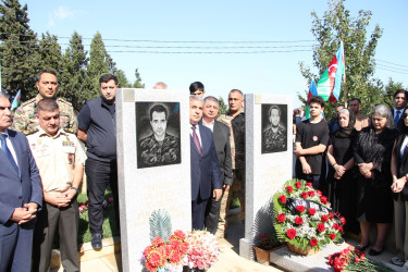 Səbail rayonunda Anım Günü ilə əlaqədar şəhidlərin məzarları ziyarət olundu