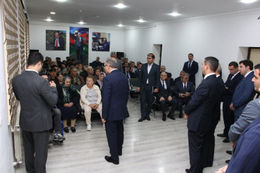 Rayon İcra Hakimiyyətinin başçısı sakinlərlə səyyar görüş keçirmişdir