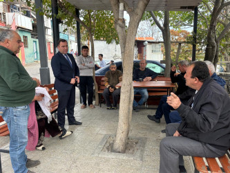 Səbail rayonunda MKİS rəisləri tərəfindən keçirilən vətəndaş qəbulları