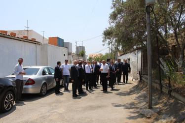 Rayon İcra Hakimiyyətinin başçısı 20-ci sahə yaşayış massivində sakinlərin müraciətlərini dinləmiş və əraziyə baxış keçirmişdir