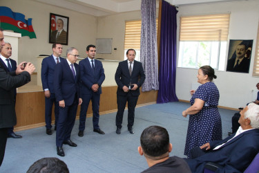 Rayon İcra Hakimiyyətinin başçısı 20-ci sahə yaşayış massivində sakinlərlə növbəti səyyar qəbul keçirmişdir