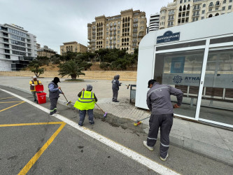 Səbail rayon ərazisində növbəti iməcilik işləri həyata keçirilmişdir