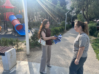 Səbail rayonunda sağlam həyat tərzi ilə bağlı maarifləndirmə aksiyası keçirilmişdir
