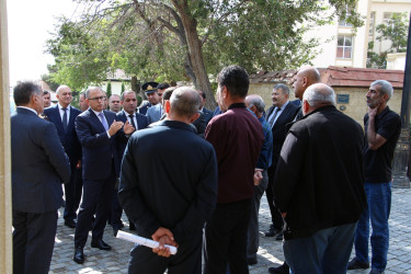 Rayon İcra Hakimiyyətinin başçısı Bibiheybət qəsəbəsində sakinlərlə səyyar görüş keçirib