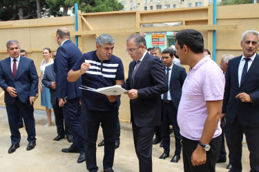 Badamdar qəsəbəsi “Şəhidlər” abidə kompleksində aparılan abadlıq işləri sürətlə davam edir