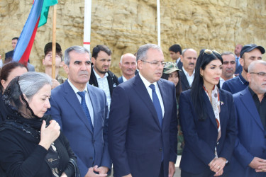 Cavidan Ağayevin şəhid olmasının ildönümü münasibətilə məzarı ziyarət olundu