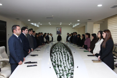 Xocalı Soyqırımının 34-cü ildönümü ilə əlaqədar Səbail Rayon İcra Hakimiyyətində tədbir keçirilmişdir