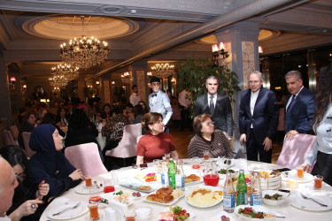Səbail rayonunda iftar süfrəsi təşkil olunub