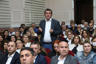 Səbail Rayon İcra Hakimiyyətində mülki müdafiə sahəsində kompleks yoxlamaların yekunlarına dair müşavirə keçirilmişdir