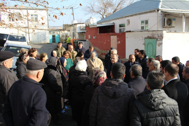 Rayon İcra Hakimiyyətinin başçısı 20-ci sahə yaşayış massivində sakinlərlə səyyar qəbul keçirmişdir