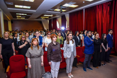 Səbail rayonunda Üzeyir Hacıbəylinin anadan olmasının 140 illiyi qeyd olunub