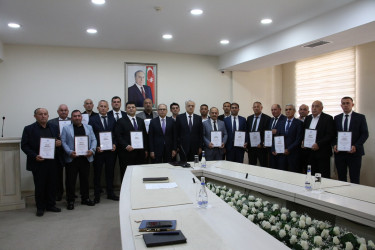 Səbail rayonunda 5 iyun – Su təsərrüfatı və meliorasiya işçilərinin peşə bayramı qeyd edilib