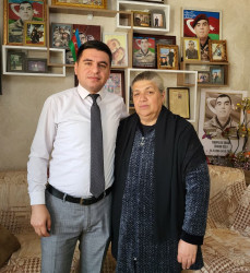 Səbaildə Vətən müharibəsi şəhidlərinin ailə üzvləri Qurban bayramı münasibətilə ziyarət olundu