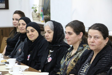 Səbaildə Vətən müharibəsi şəhidlərinin ailə üzvləri ilə görüş keçirilib