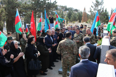 Nağıyev Əli Mehman oğlunun Vətən müharibəsində şəhid olmasının ildönümü qeyd olundu