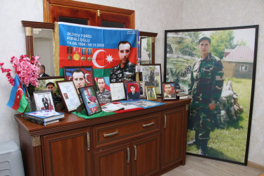 Vətən müharibəsi şəhidi Fərid Əliyevin ailə üzvləri ziyarət olundu