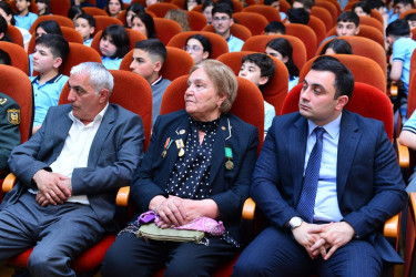 Səbail rayonunda məktəblilərlə vətənpərvərlik mövzusunda görüş keçirilmişdir