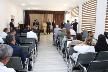 Rayon İcra Hakimiyyətinin başçısı sakinlərlə səyyar görüş keçirmişdir