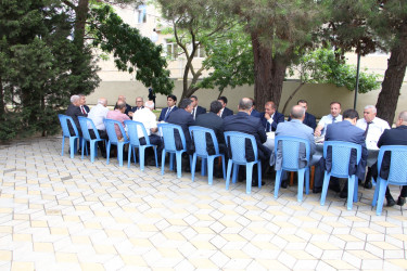 Badamdar qəsəbəsi Heydər Əliyev parkında sakinlərlə görüş keçirilmişdir