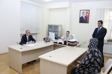 Səbail Rayon İcra Hakimiyyətində keçirilən vətəndaş qəbulları