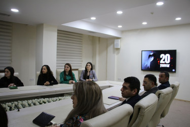 Səbail Rayon İcra Hakimiyyətində 20 Yanvar faciəsinin 36-cı ildönümünə həsr olunmuş anım mərasimi keçirilib