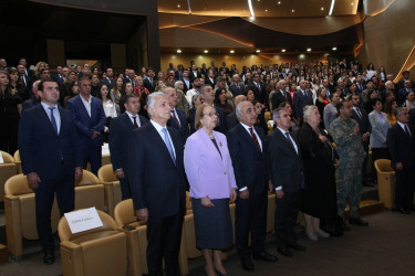 Səbail rayonunda Yeni Azərbaycan Partiyasının yaranmasının 33-cü il dönümü münasibətilə tədbir keçirilmişdir