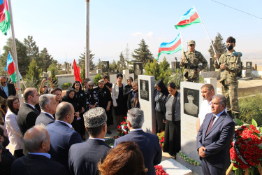 Şəhid Yusif Budaqovun doğum günü münasibətilə məzarı ziyarət olundu