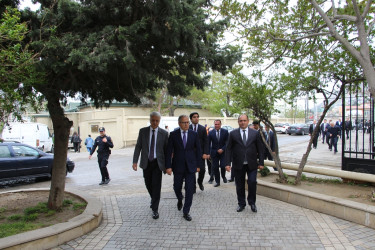 Rayon İcra Hakimiyyətinin başçısı 20-ci sahə yaşayış massivində əraziyə baxış keçirib