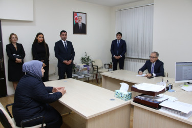 Səbail Rayon İcra Hakimiyyətində keçirilən vətəndaş qəbulları