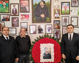 Səbail rayonunda Novruz bayramı münasibətilə şəhidlərin ailə üzvləri ziyarət olundu