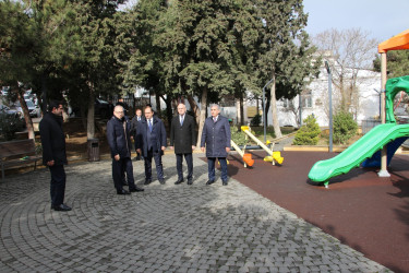 Rayon İcra Hakimiyyətinin başçısı tərəfindən “Mənzərə” parkına baxış keçirilib