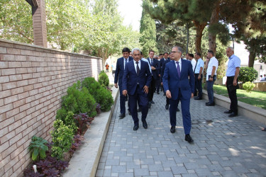 Rayon İcra Hakimiyyətinin başçısı tərəfindən “Fəhlə əlləri” parkına baxış keçirilib