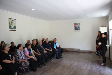 Səbaildə insan hüquqları və sosial hüquqlar barədə sakinlərlərlə maarifləndirici görüş keçirilmişdir