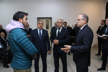 Rayon İcra Hakimiyyətinin başçısı sakinlərlə səyyar görüş keçirmişdir