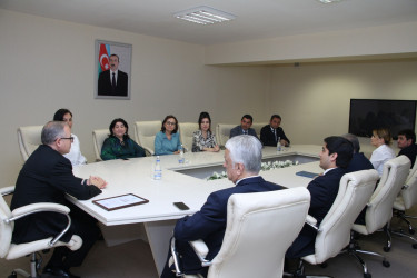 Səbail Rayon İcra Hakimiyyətində Nizami Kino Mərkəzinin direktor müavini Azru Əhədova ilə yubileyi münasibətilə görüş keçirilmişdir