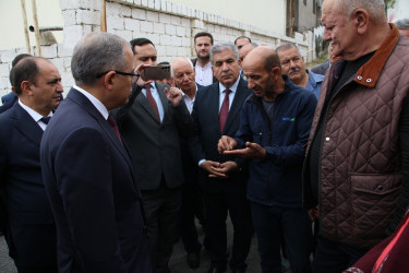 Rayon İcra Hakimiyyətinin başçısı 20-ci sahə yaşayış massivində sakinlərlə səyyar qəbul keçirmişdir