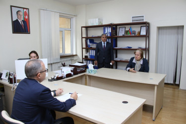 Səbail Rayon İcra Hakimiyyətində keçirilən vətəndaş qəbulları