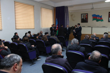 Rayon İcra Hakimiyyətinin başçısı 20-ci sahə yaşayış massivində sakinlərlə növbəti səyyar qəbul keçirmişdir