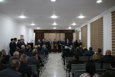 Rayon İcra Hakimiyyətinin başçısı sakinlərlə səyyar görüş keçirmişdir