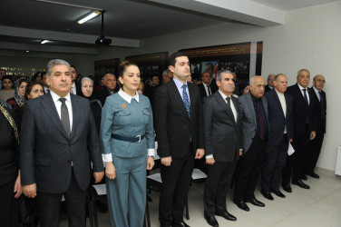 Yeni Azərbaycan Partiyası Səbail rayon təşkilatında 20 Yanvar faciəsinin 33-cü ildönümünə həsr olunmuş anım tədbiri keçirilib