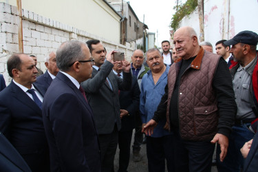 Rayon İcra Hakimiyyətinin başçısı 20-ci sahə yaşayış massivində sakinlərlə səyyar qəbul keçirmişdir