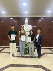 Səbail rayonunda qəbul imtahanlarında yüksək nəticə göstərən məzunlarla görüş keçirilmişdir