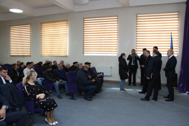 Rayon İcra Hakimiyyətinin başçısı Bayıl yaşayış massivində sakinlərlə növbəti səyyar görüş-qəbul keçirmişdir